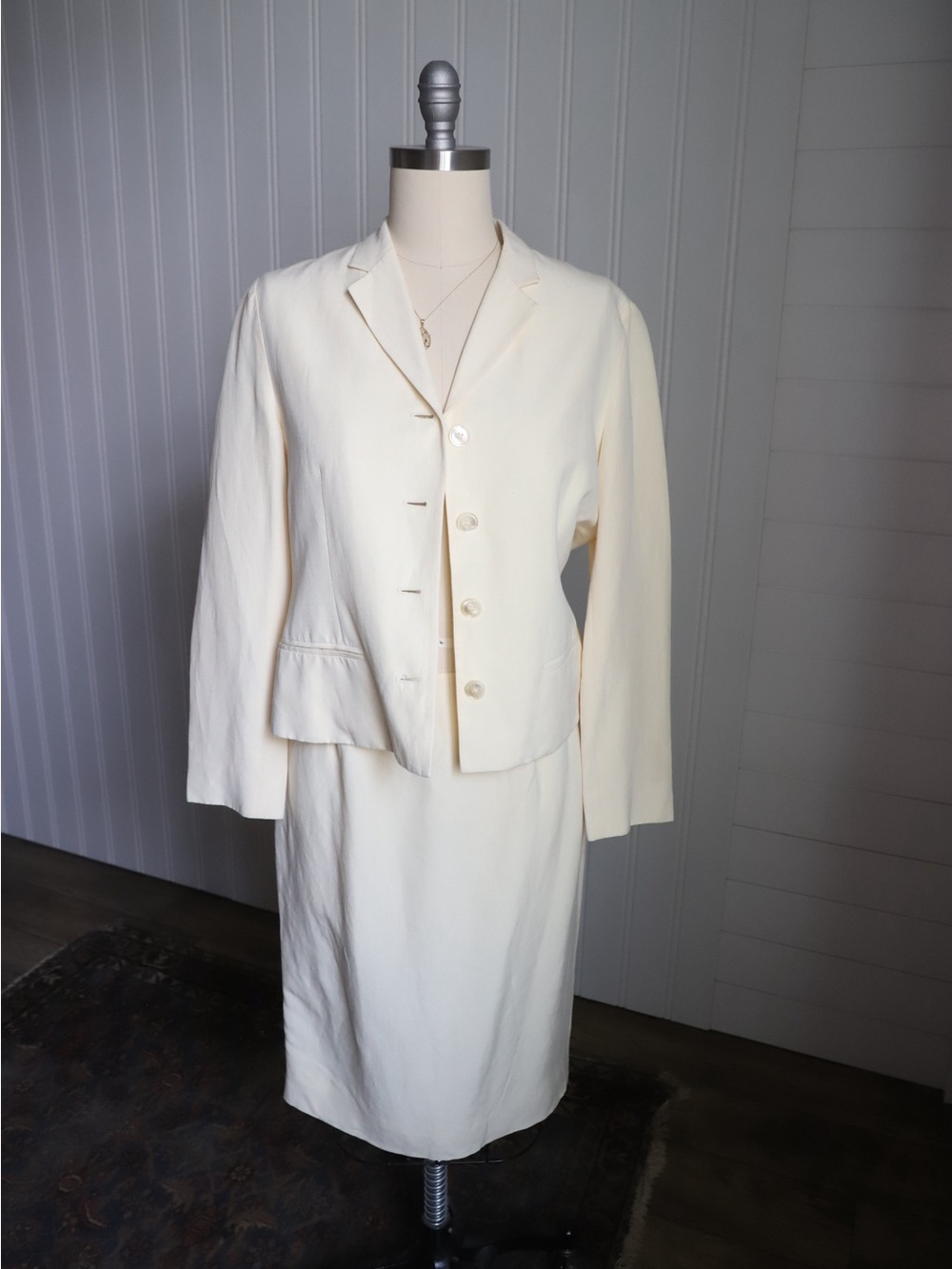 Lauren Ralph Lauren silk/linen set